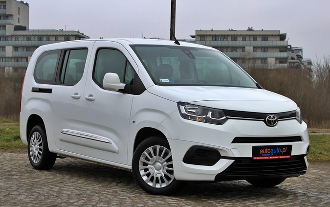 Toyota Proace City Verso cena 89899 przebieg: 69900, rok produkcji 2021 z Sławno małe 172